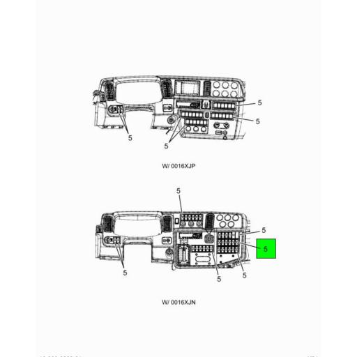 4102426C2 Navistar International® SWITCH MULTIPLEX 5TH WHEEL UNLOCK
