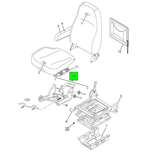 激安/新作 Navistar 2590142C91 International RECLINER BACK SEAT KIT | ピンズ・ピンバッジ・缶バッジ