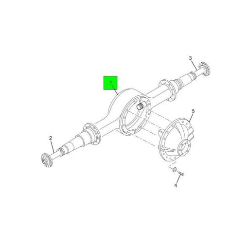 ETN0502025 Navistar International | Rear Axle Service Housing | Source ...