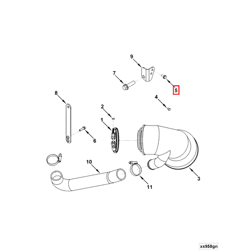 3099833 Cummins | Hexagon Flange Head Cap Screw | Source One Parts Center