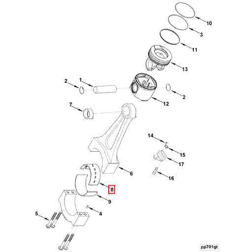 4012202 Cummins | Connecting Rod STUD Bearing | Source One Parts Center