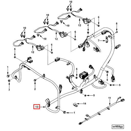 3970310 Cummins | Electronic Control Module Wiring Harness | Source One ...