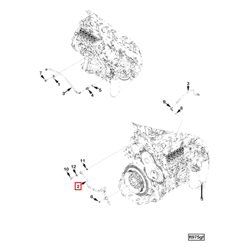 2874182 Cummins | Fuel Drain Tube | Source One Parts Center