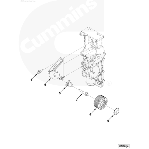 4982294 Cummins | Idler Pulley | Source One Parts Center