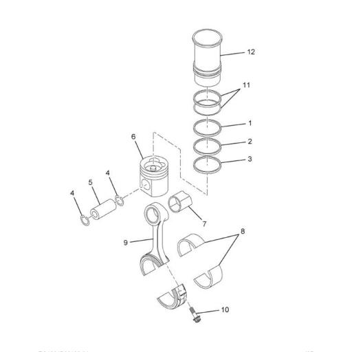 1824820C92 Navistar International® PACKAGEKIT PISTON SLEEVE R