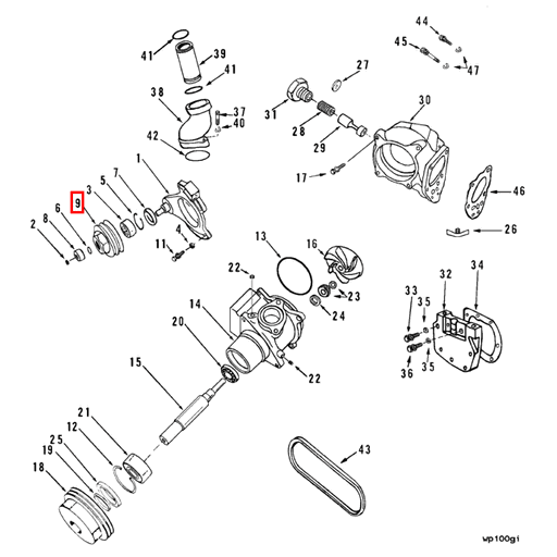 202954 Cummins | Idler Pulley | Source One Parts Center