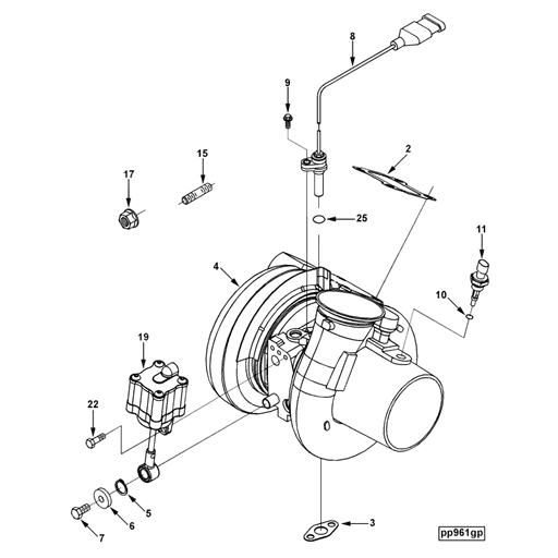 4089636 Cummins | Turbocharger Kit | Source One Parts Center