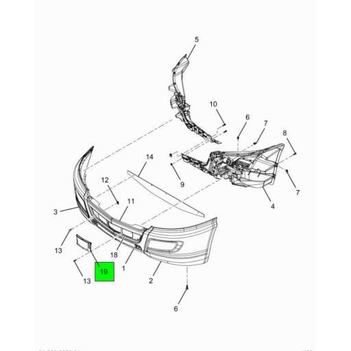 4258551C3 | Navistar International® | COVER LT AERO RADAR