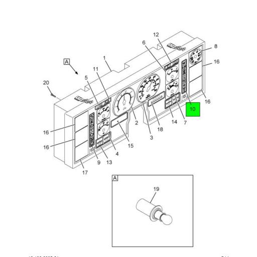 3720994C1 Navistar International® LENS INSTR CLUSTER Source One
