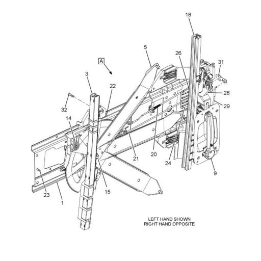 3671663C99 | Navistar International® | REGULATRREGULATORDOOR GLASS ...