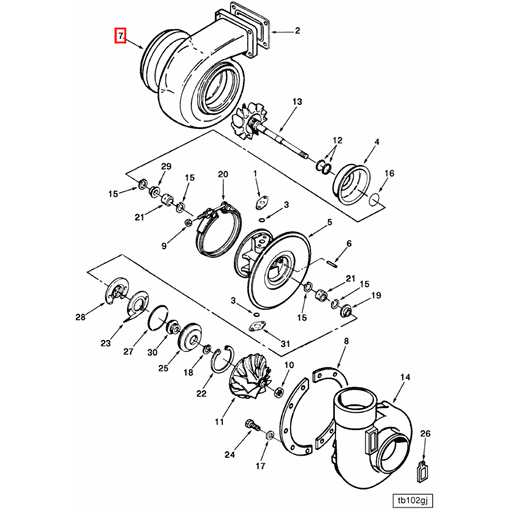 3521838 Cummins | Turbine Housing | Source One Parts Center
