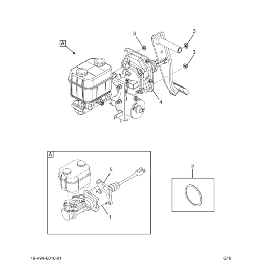 2505685C91 | Navistar International® | Power Brake Cylinder Kit ...