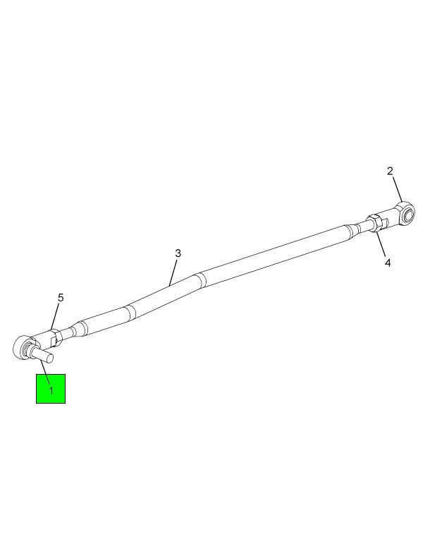 3532860C1 | Genuine Navistar International® JOINT BALL W/STUD LEFT HAND  FEMALE THREAD