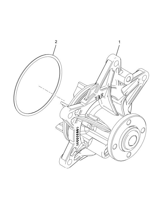 7081213C91 | Genuine Navistar International® PUMP ASSEMBLY WATER WITH O-RING