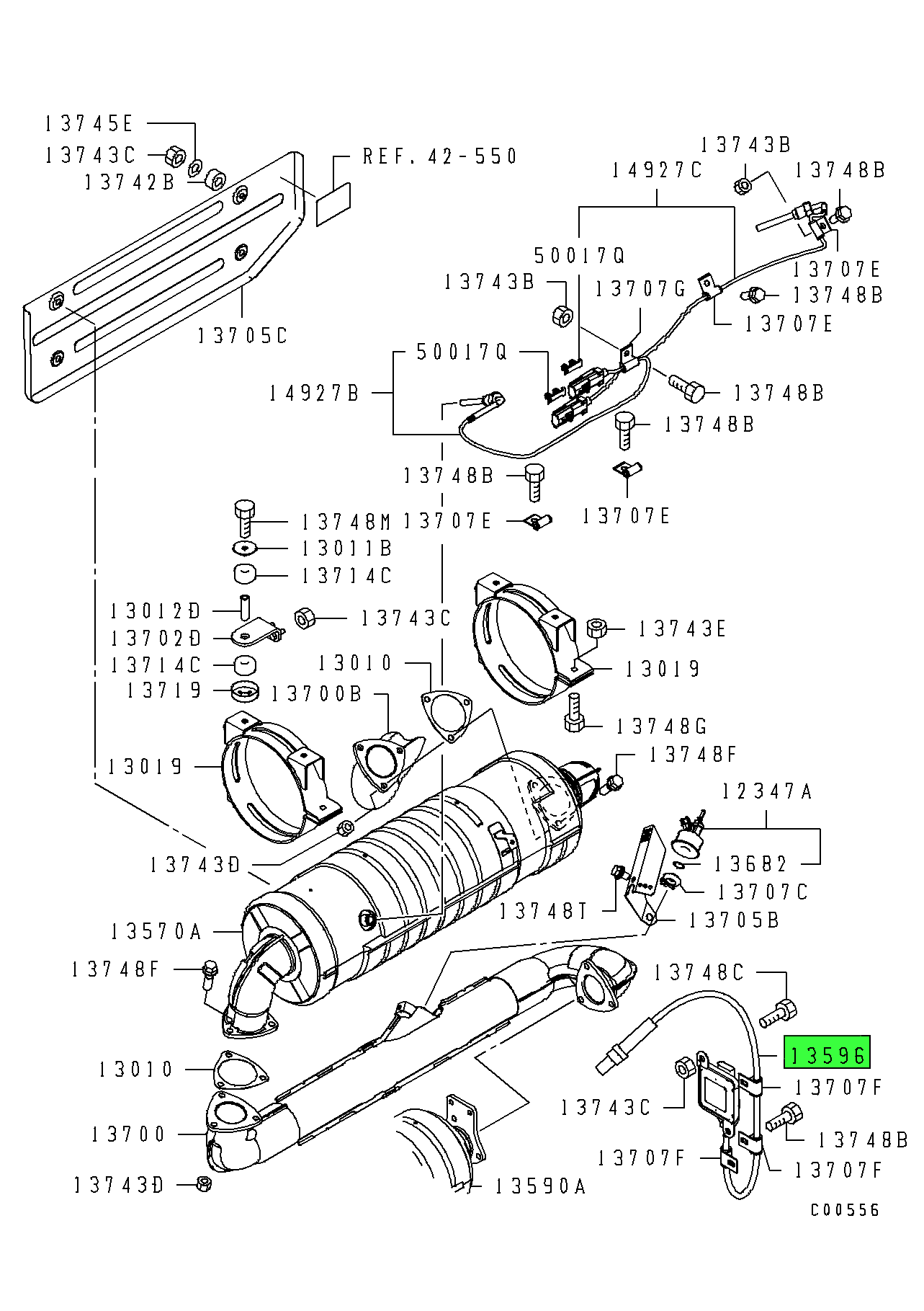 MX917068三菱ふそう　NOXセンサー