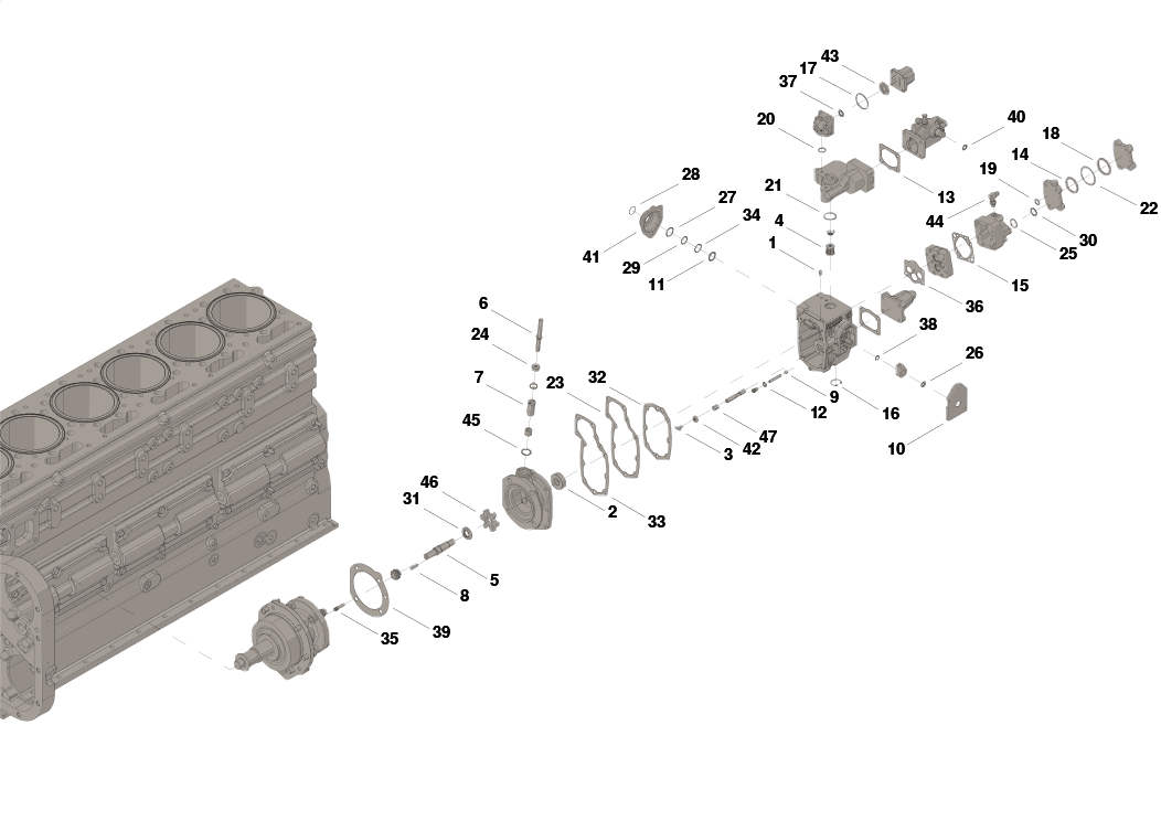 3803780 Cummins® Fuel Pump Repair Kit Source One Parts Center