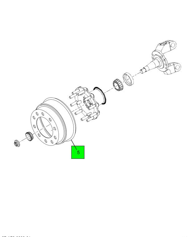 2605077C1 | Navistar International® | DRUM FRONT WHEEL BRAKE GIVE SIZE ...