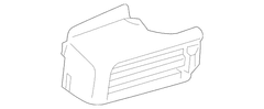 Instrument Panel Molding Bolster - Left