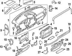 Instrument Cluster Bezel Panel