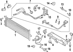 Automatic Transmission Oil Cooler - 5.0L (AT)