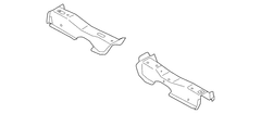 Floor Pan Crossmember Sidemember - Left, Front