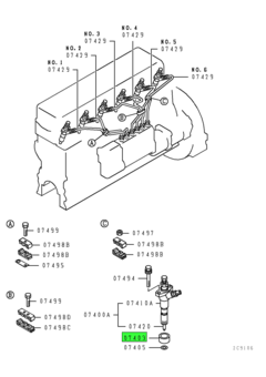 DUST SEAL,FUEL INJECTION NOZZLE HOLDER 1