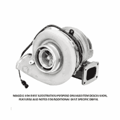 Turbocharger for Series 60, EPA04, 12L, VNT, GT4502V