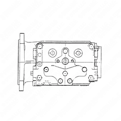Air Compressor - 16.5 CFM, B-W TF, 750 Flange Mount, Series 60