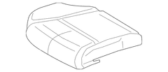 Seat Cover Cushion - Left, Front, Driver