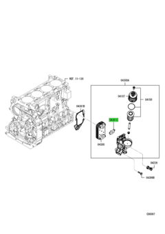 GASKET,ENG OIL COOLER 1