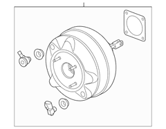 Power Brake Booster Auto Transmission (AT)