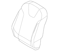 Seat Back Cushion Cover - Left, Front (SE)