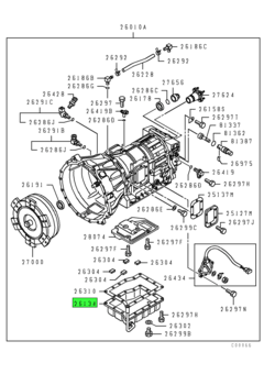 OIL PAN,A/T CASE 1