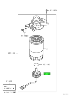 SENSOR,FUEL FILTER 1