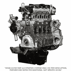 Long Block Engine DD5 GHG17/21 934912/914 with Brake