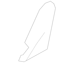 Seat Back Recliner Adjustment Mechanism Cover Shield - Left, Rear