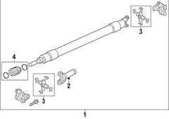 Drive Shaft Prop - Rear 6.8L