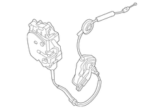 Latch Actuator - Right, Front