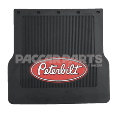 MUDFLAP-FENDER FRT 14X16 BLACK