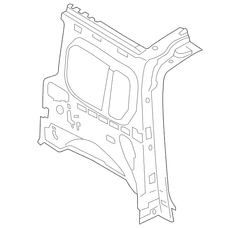 Quarter Panel - Left, Rear, Inner (LWB Kombi)