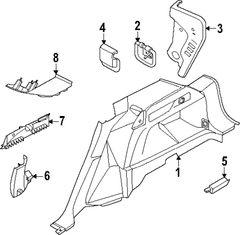 Retainer Trim Panel - Right