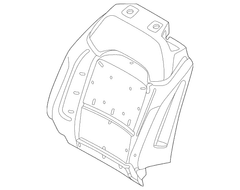 Seat Back Cushion Pad - Front