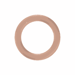 Seal Ring DIN 7603 - D14 x 20 - Copper