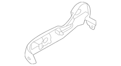 Seat Frame Trim Panel Shield - Front (Police)