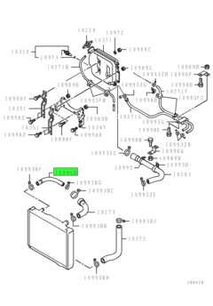 HOSE,RADIATOR PIPING 1