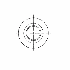 Washer - 1 1/32 Inch by 2.375 Inch by 0.50 Inch Thickness