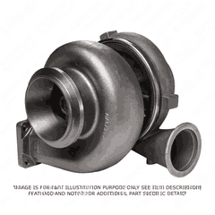 Turbo Assembly TV4502 1.05 A/R Steel Wheel