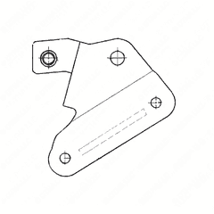 Turbocharger CL5 Assembly Bracket for DD13 EPA07/EPA10