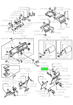 STOPPER,INSTRUMENT PANEL TRIM PLATE 1