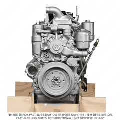 3/4 Engine MBE906 6.4L EPA04 902919 Without Constant Throttle with Flywheel Housing